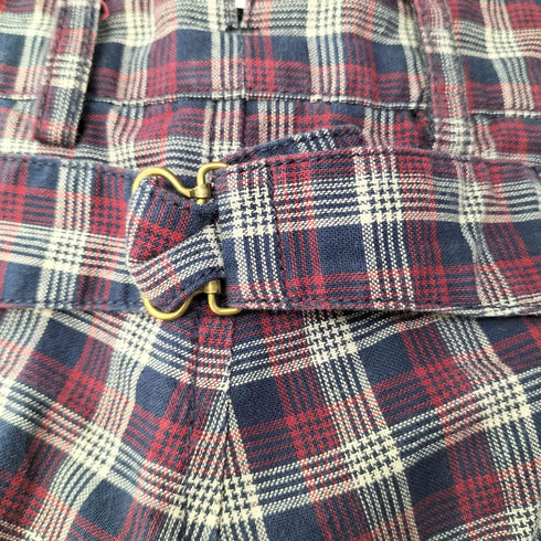 エンジニアードガーメンツ Engineered Garments シンチバッグ 旧タグ シンチバッグ チェック ショートパンツ ショーツ メンズ 30