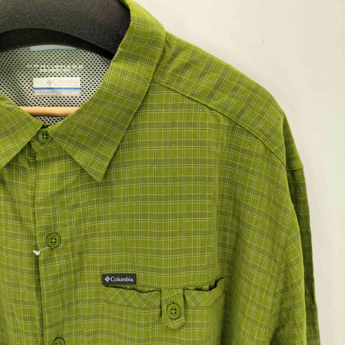 コロンビア Columbia OMNI-SHADE チェック アウトドアシャツ BIG SIZE メンズ JPN:XXL
