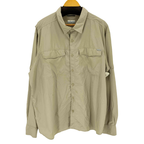 コロンビア Columbia OMNI-SHADE フラップ ナイロンシャツ BIG SIZE メンズ JPN:XXL