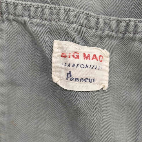 ビッグマック BIG MAC 60s PENNY'S GRIPPERジップ ヘリンボーンツイル オールインワン つなぎ メンズ 40 L