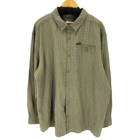 コロンビア Columbia OMNI-SHADE L/Sチェックシャツ BIG SIZE メンズ JPN:XXL