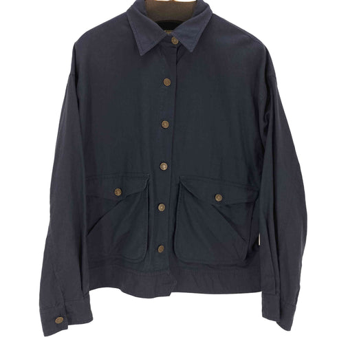 BOUNDARY WATERS リネン混 ボックスジャケット メンズ XL