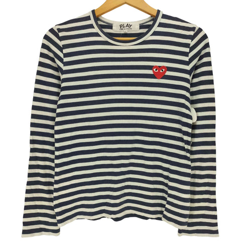 プレイコムデギャルソン PLAY COMME des GARCONS AD2008 STRIPED L/S T-SHIRT レディース JPN:S
