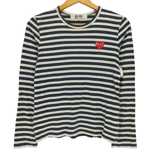 プレイコムデギャルソン PLAY COMME des GARCONS AD2008 STRIPED L/S T-SHIRT レディース JPN:S