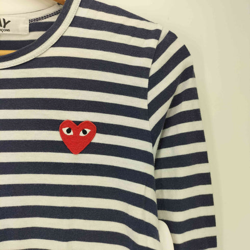 プレイコムデギャルソン PLAY COMME des GARCONS AD2008 STRIPED L/S T-SHIRT レディース JPN:S