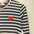 プレイコムデギャルソン PLAY COMME des GARCONS AD2008 STRIPED L/S T-SHIRT レディース JPN:S