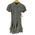 ザラ ZARA フリルヘムチェックショートワンピース レディース import:XS