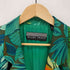 LINDA ALLARD ELLEN TRACY 総柄 鳥 1B シルク テーラード ジャケット レディース US:10