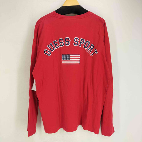 ゲス GUESS SPORTS 90S ロゴプリント L/S Tシャツ メンズ import:XL