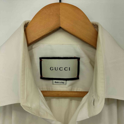 グッチ GUCCI 16SS ミケーレ期 Slim レギュラーカラー ドレスシャツ メンズ