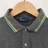フレッドペリー FRED PERRY ロゴ刺繍 リブストライプ 鹿の子 ポロシャツ メンズ import:M