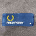 フレッドペリー FRED PERRY ロゴ刺繍 リブストライプ 鹿の子 ポロシャツ メンズ import:M