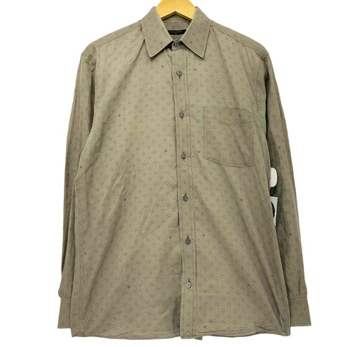 ルイヴィトン LOUIS VUITTON 総柄 ドット レギュラーカラー ドレスシャツ メンズ import:S