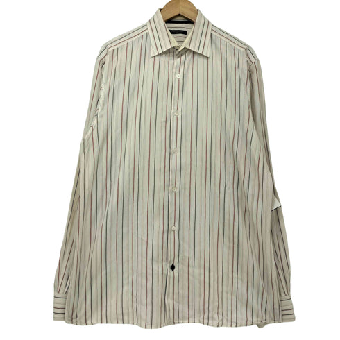ルイヴィトン LOUIS VUITTON レギュラーカラー ストライプ ドレスシャツ メンズ 41/16