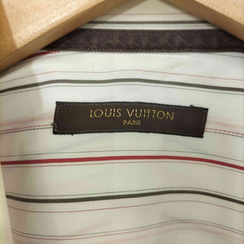 ルイヴィトン LOUIS VUITTON レギュラーカラー ストライプ ドレスシャツ メンズ 41/16