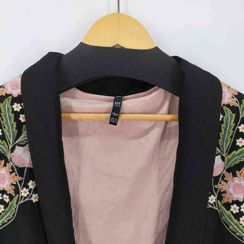 ザラ ZARA trf collection 花柄刺繍 ガウンジャケット レディース import:XL