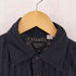 ディーゼル DIESEL ROYAL ROCK フリンジ加工 ストライプデザイン レギュラーカラーシャツ Y2K メンズ import:M