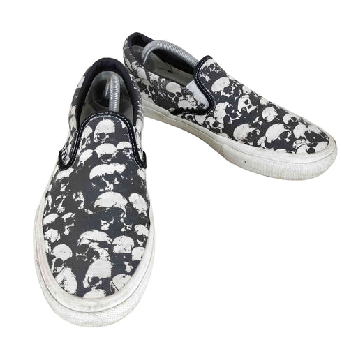 バンズ VANS SKATE SLIP-ON SKULL PILE メンズ 27.5