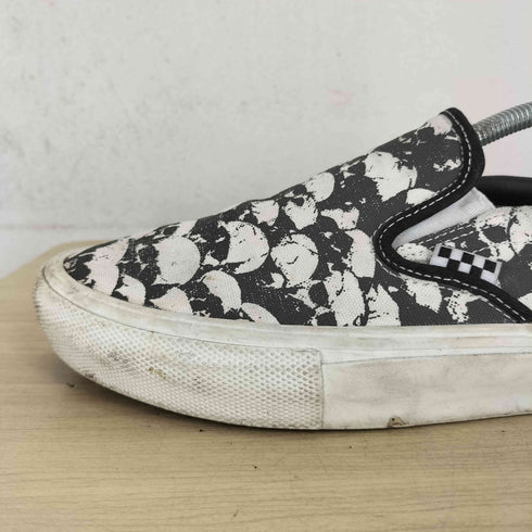 バンズ VANS SKATE SLIP-ON SKULL PILE メンズ 27.5