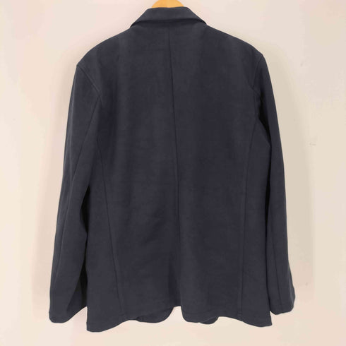 バーニーズニューヨーク BARNEYS NEWYORK ポリエステルスエード素材テーラードジャケット メンズ 48/48
