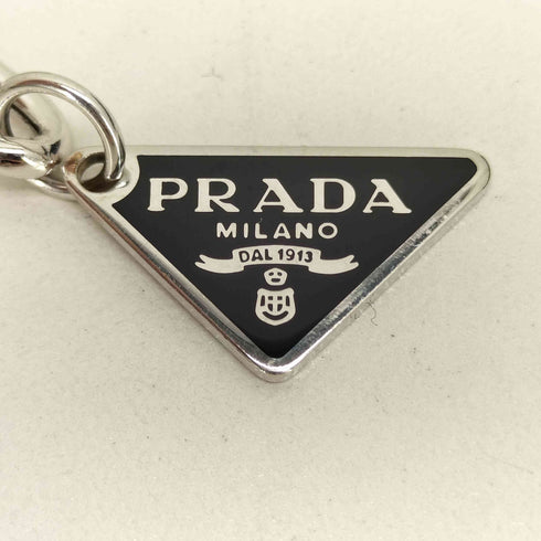 プラダ PRADA 925刻印 トライアングルロゴ チェーン ブレスレット レディース