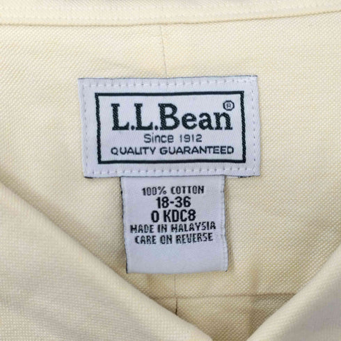 エルエルビーン L.L.Bean WRINKLE RESISTANT コットン L/S BDシャツ メンズ 18