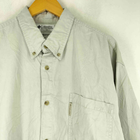 コロンビア Columbia 00S コットン L/S BDシャツ BIG SIZE メンズ JPN:XXL