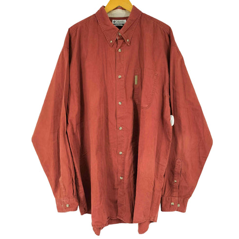 コロンビア Columbia 00S コットン L/S BDシャツ BIG SIZE メンズ 2XT