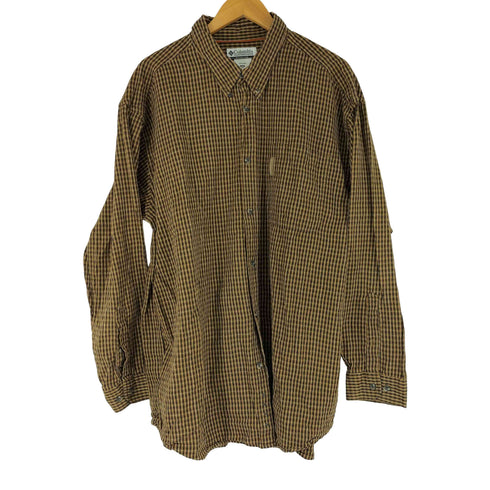 コロンビア Columbia 00S チェック L/S BDシャツ BIG SIZE メンズ JPN:XXL