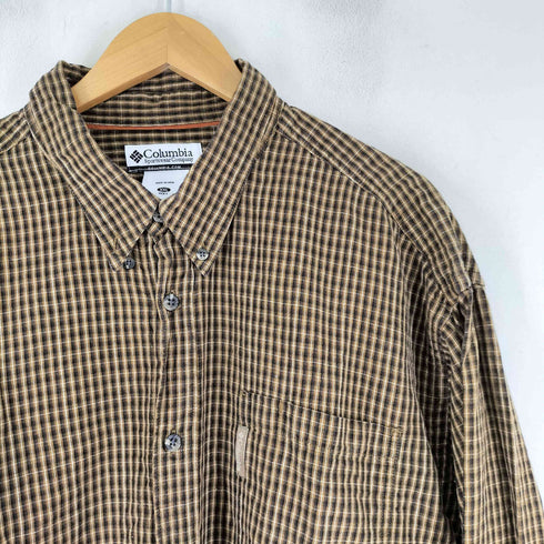 コロンビア Columbia 00S チェック L/S BDシャツ BIG SIZE メンズ JPN:XXL