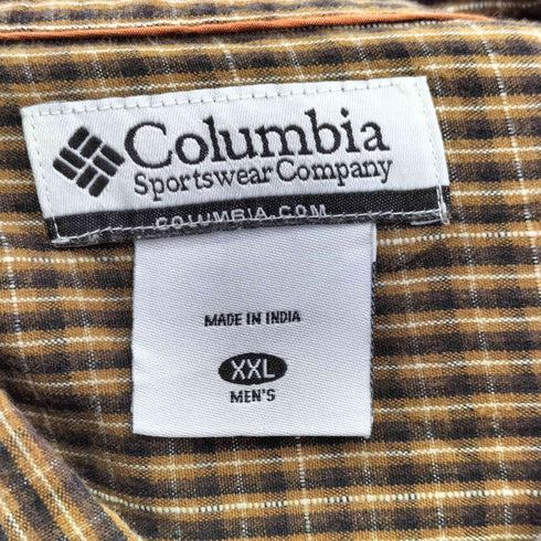 コロンビア Columbia 00S チェック L/S BDシャツ BIG SIZE メンズ JPN:XXL
