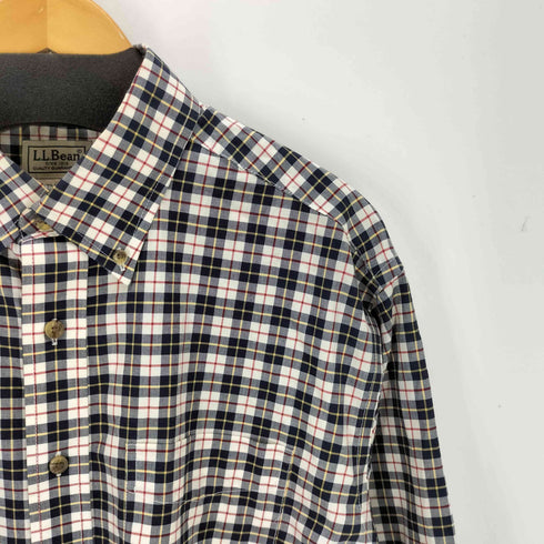 エルエルビーン L.L.Bean WRINKLE RESISTANT チェック L/S BDシャツ メンズ JPN:L