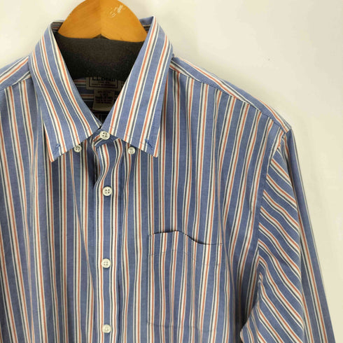エルエルビーン L.L.Bean WRINKLE RESISTANT ストライプ L/S BDシャツ メンズ JPN:L