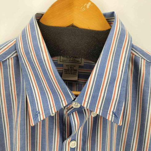 エルエルビーン L.L.Bean WRINKLE RESISTANT ストライプ L/S BDシャツ メンズ JPN:L