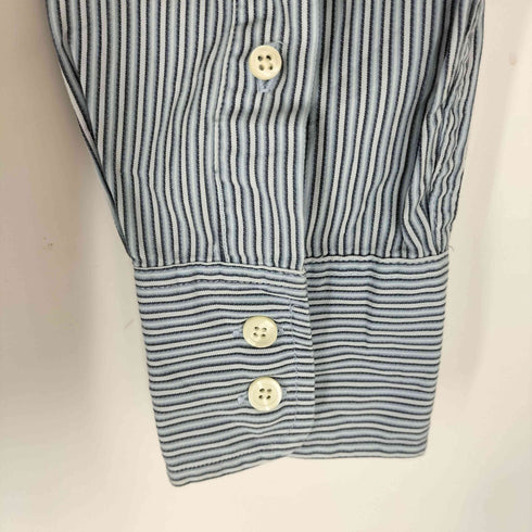 エディーバウアー Eddie Bauer 緑タグ ストライプ L/S コットン シャツ メンズ JPN:M