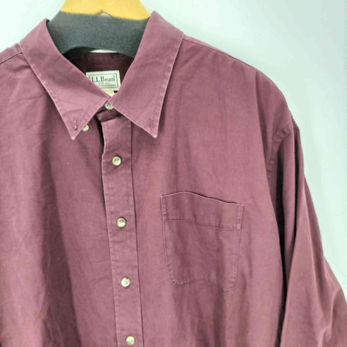 エルエルビーン L.L.Bean WRINKLE RESISTANT コットン L/S BDシャツ TRADITIONAL FIT BIG SIZE メンズ JPN:XXL
