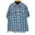 ラングラー Wrangler S/S チェック ウエスタンシャツ メンズ