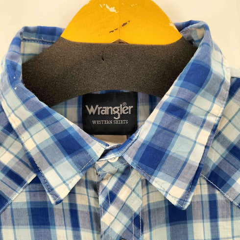 ラングラー Wrangler S/S チェック ウエスタンシャツ メンズ
