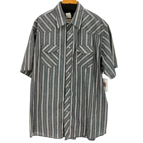 ラングラー Wrangler S/S ストライプ ウエスタンシャツ メンズ 18