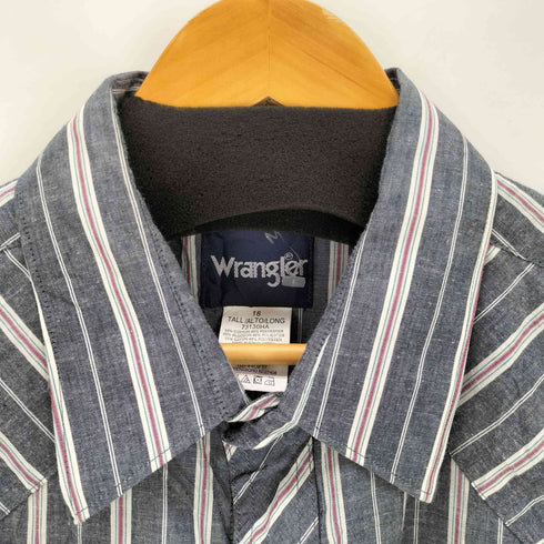 ラングラー Wrangler S/S ストライプ ウエスタンシャツ メンズ 18