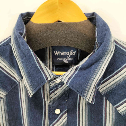 ラングラー Wrangler S/S ストライプ ウエスタンシャツ メンズ