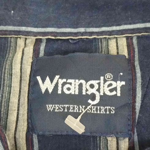ラングラー Wrangler S/S ストライプ ウエスタンシャツ メンズ