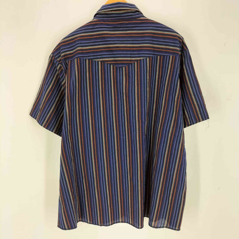 ラングラー Wrangler S/S ストライプ ウエスタンシャツ メンズ 2X