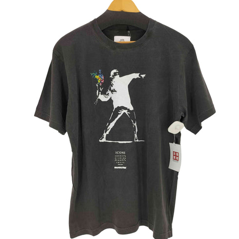 ストフ STOF ピグメントTシャツ FLOWER BOMBER メンズ JPN:M