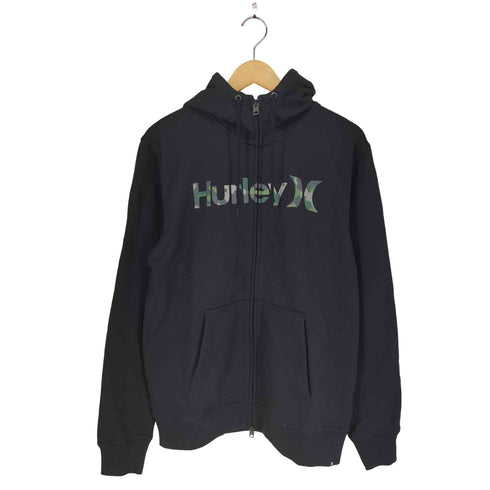 ハーレー Hurley 迷彩柄 ダブルジップ ジップアップ パーカー メンズ JPN:M