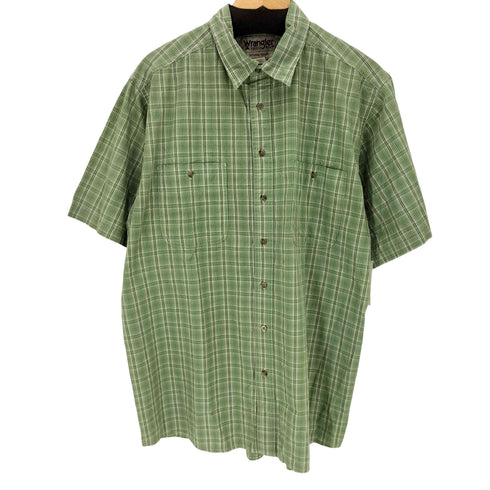 ラングラー Wrangler S/S Wrinkle Resist S/S チェックシャツ メンズ