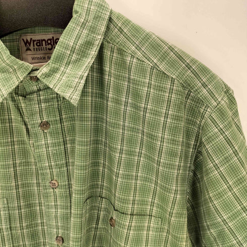 ラングラー Wrangler S/S Wrinkle Resist S/S チェックシャツ メンズ