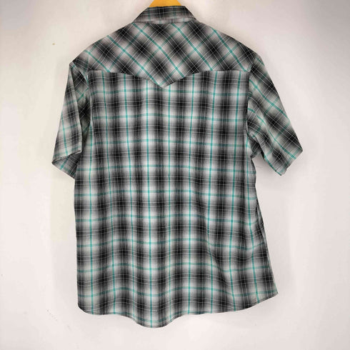 ラングラー Wrangler S/S ストライプ ウエスタン スナップシャツ オンブレ メンズ JPN:XL