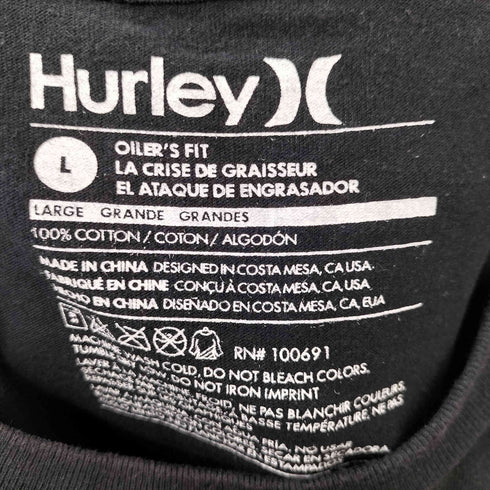 ハーレー Hurley ロゴプリント ロングTシャツ メンズ JPN:L
