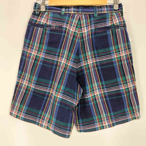 エディーバウアー Eddie Bauer 00s インド綿 マドラスチェック ショーツ ハーフパンツ メンズ 31